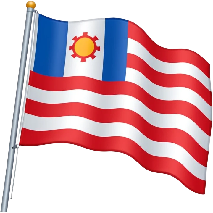 Drapeau de la vendée emoji