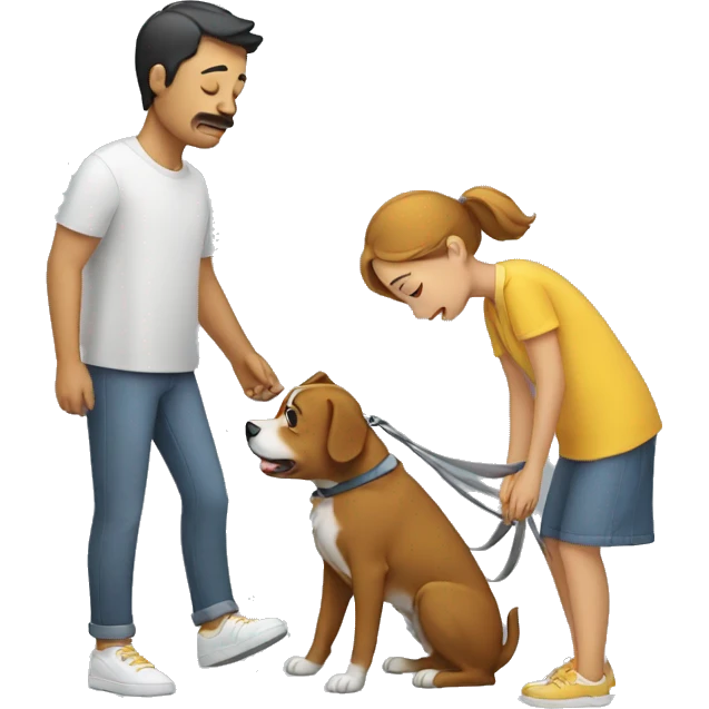 crying-and-walking-the-dog emoji