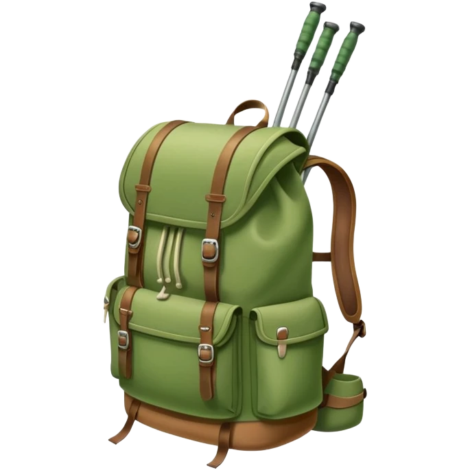 hiking camping backpack emoji