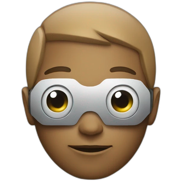 Human chat with robot emoji