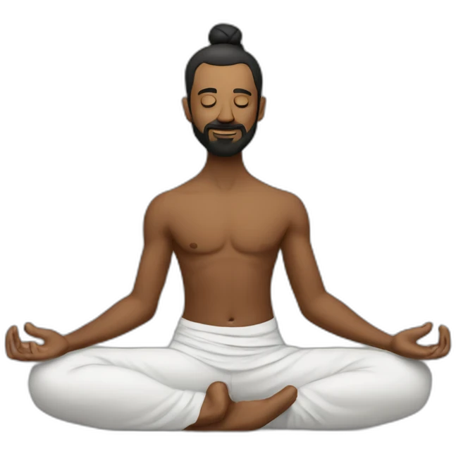 Shav aasan yoga emoji