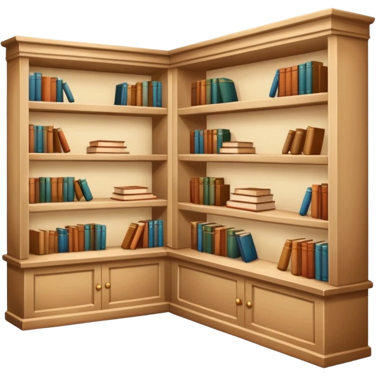 Beige bookshop emoji