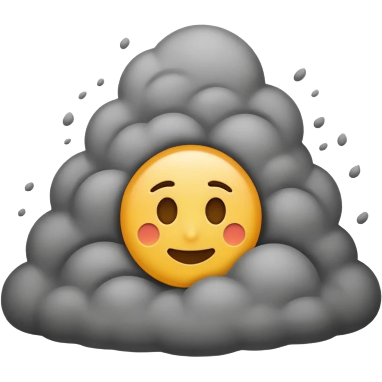 Cleaning dust emoji