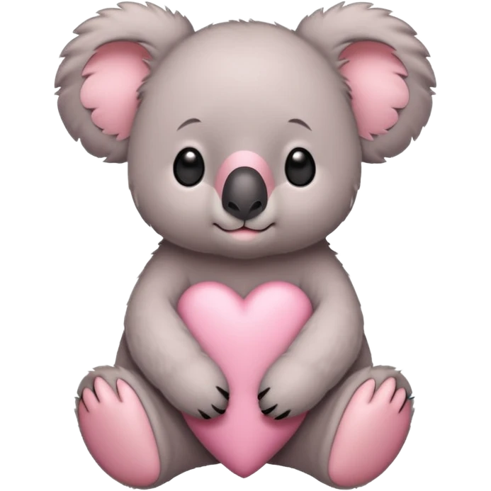 All Pink koala emoji
