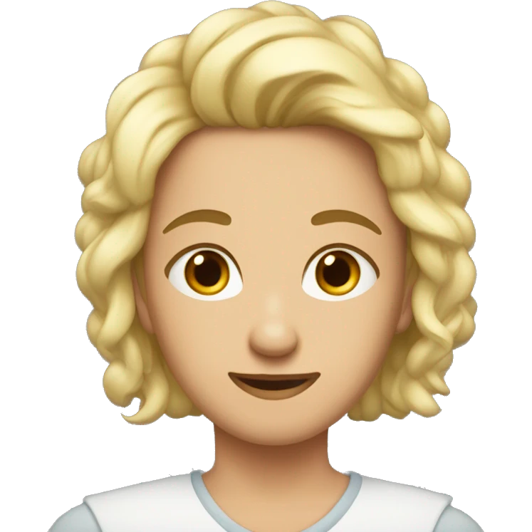 волк и девушка emoji