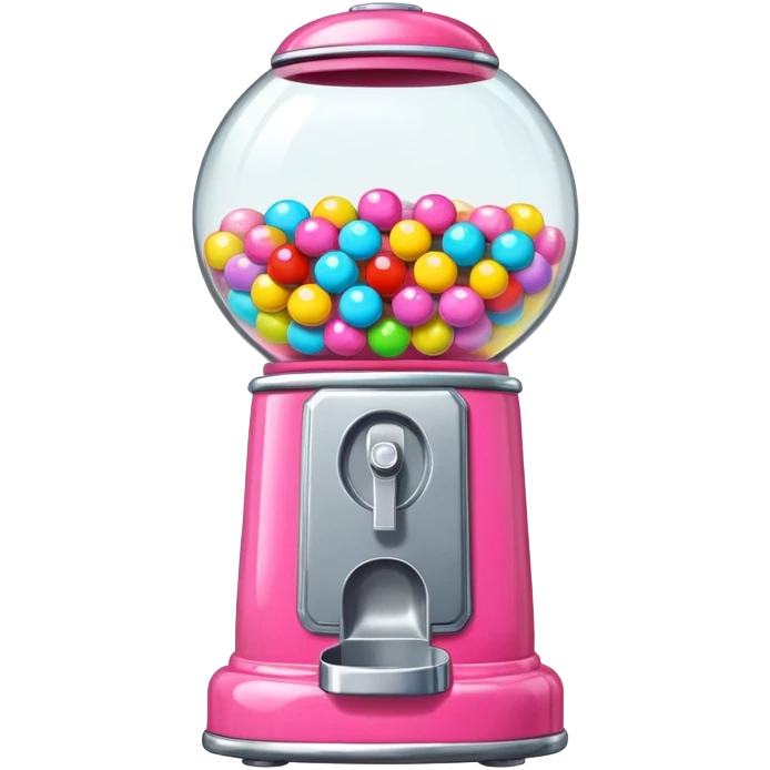 Bubblegum machine emoji