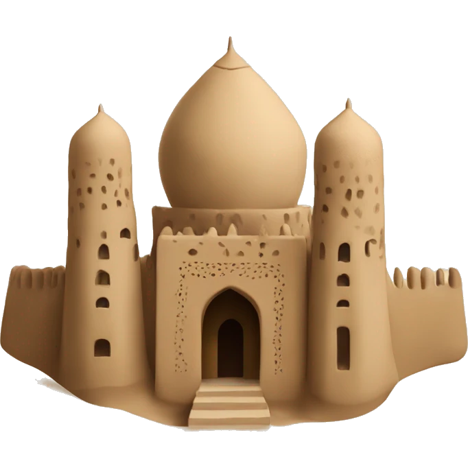 Djenne mud mosque emoji