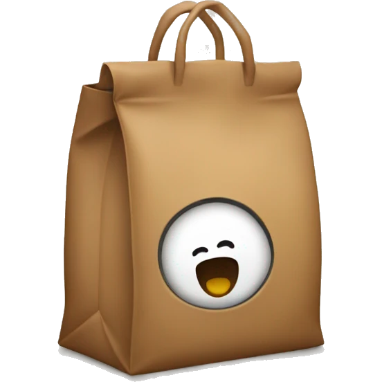 Brown bag emoji