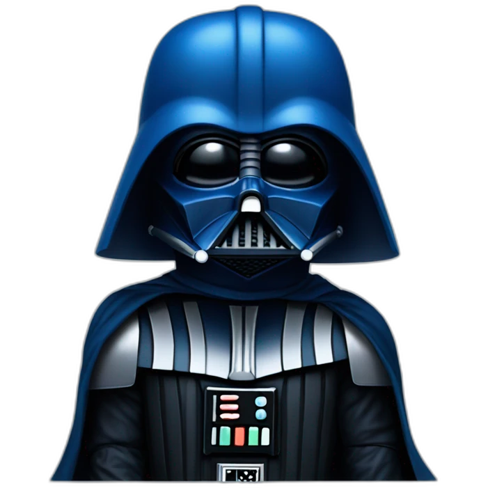 blue darth vader emoji