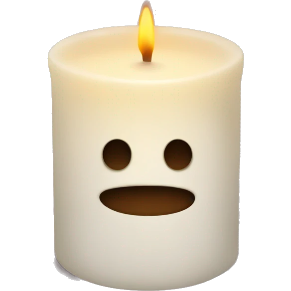 Cosy candle emoji
