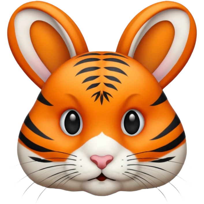 Rabbit combined with tiger emoji