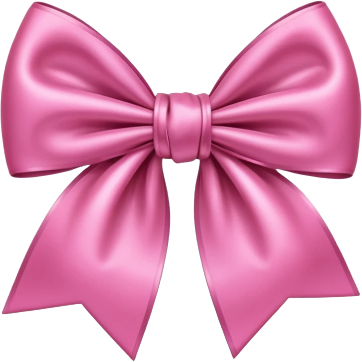 Pink bow emoji