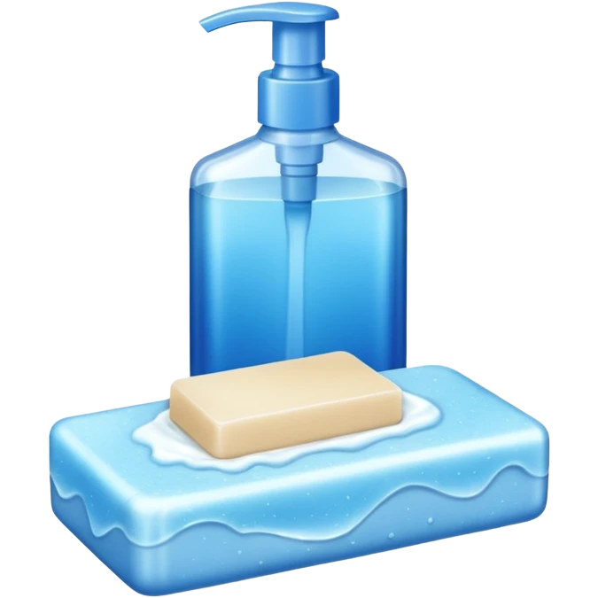 Soap and shampoo emoji