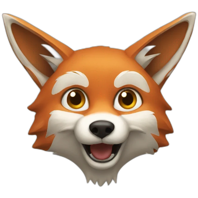seeking fox emoji