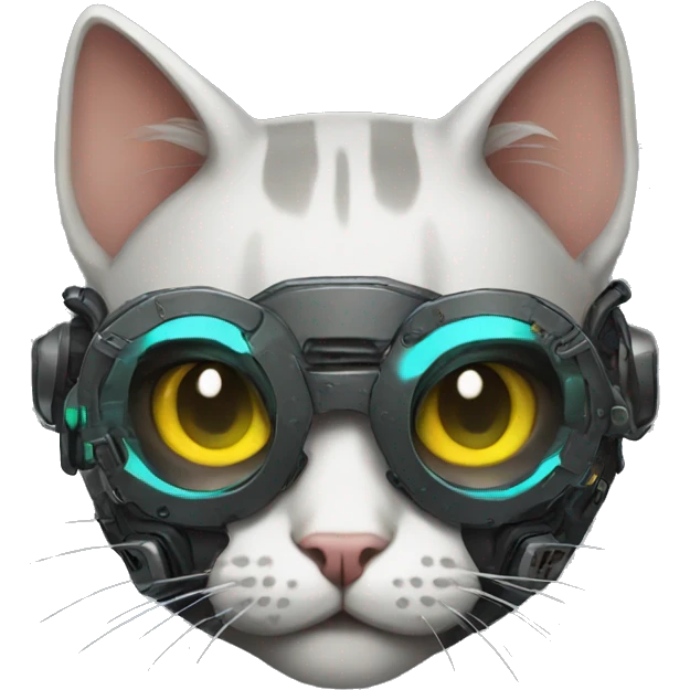 cyberpunk cat emoji