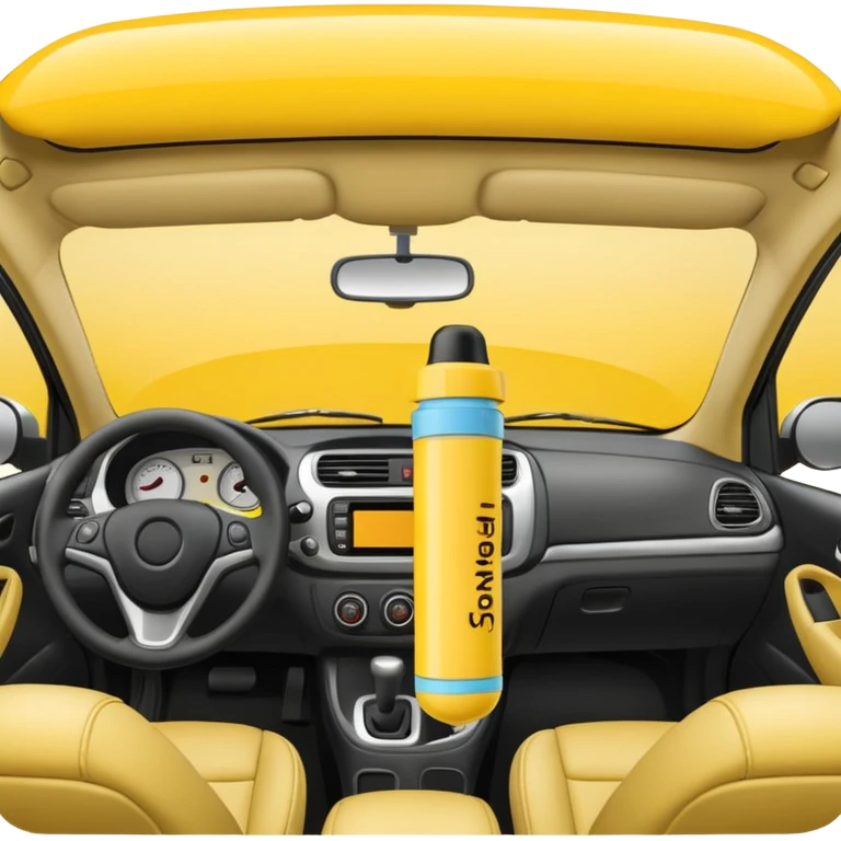 EpiPen in car emoji