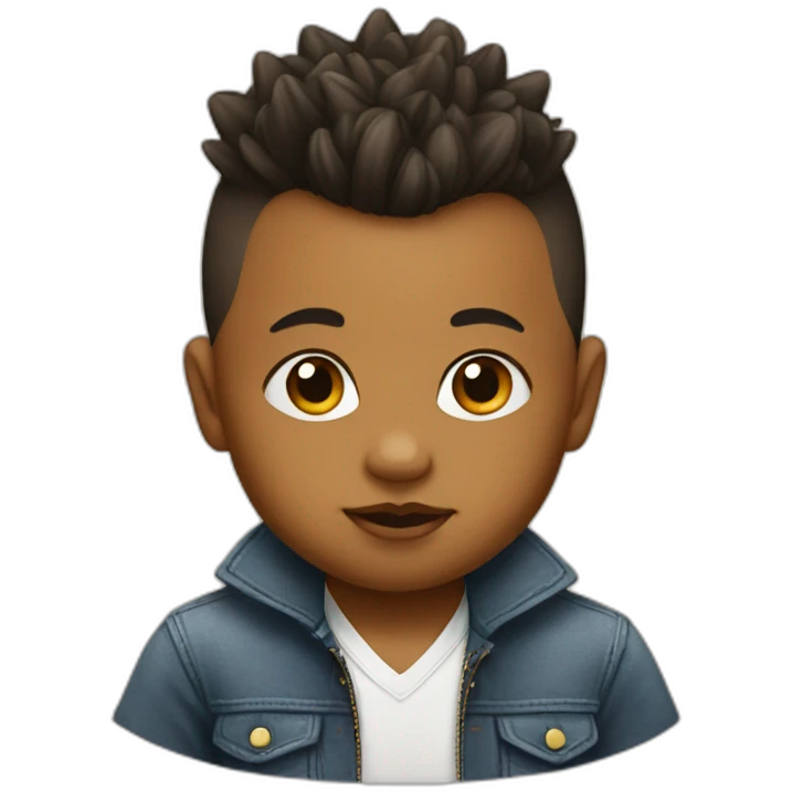 baby with a mowhawk emoji