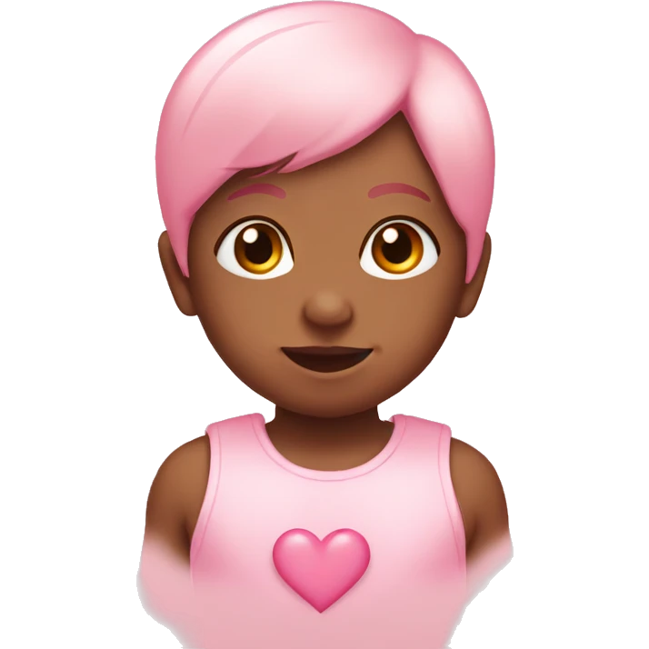 Baby pink heart emoji