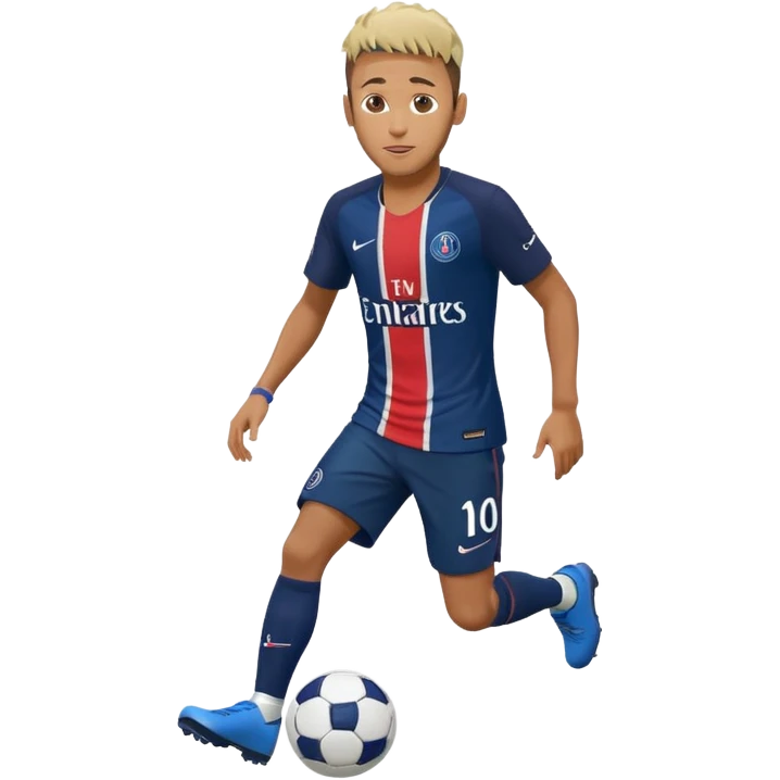 Nry dribbling a ball With a psg Shirt on in 2018 emoji