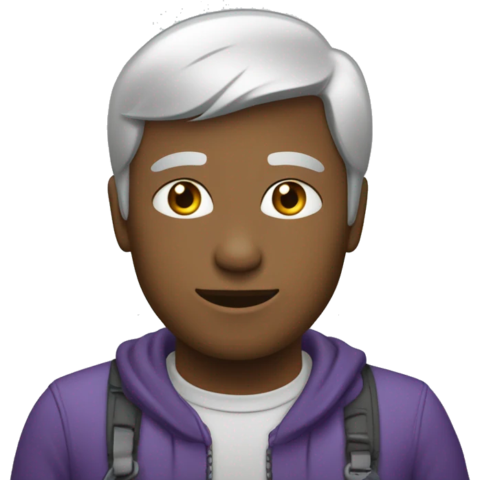 Девочка играет в компьютер emoji