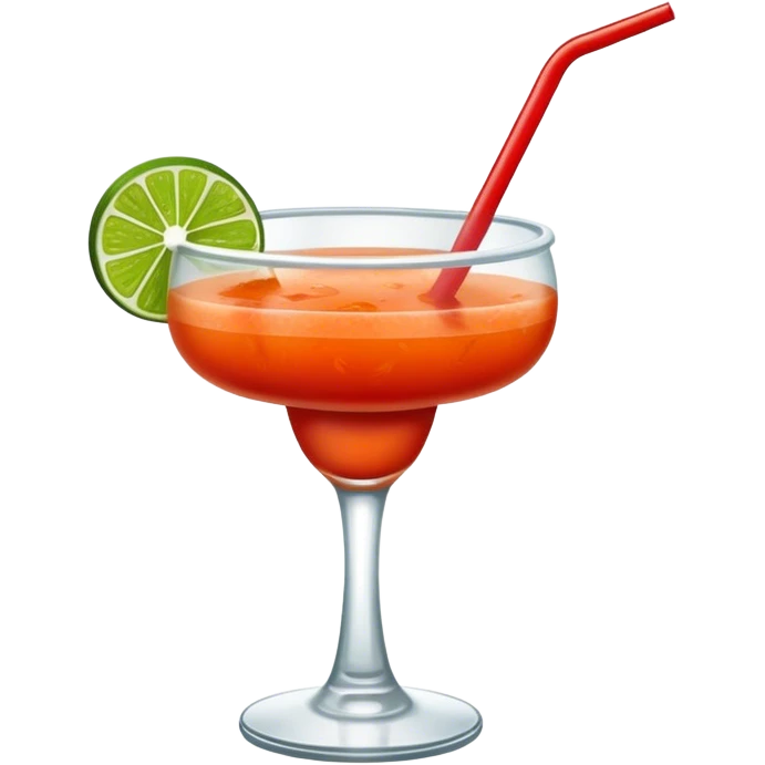 Spicy margarita with tajin glass rim emoji
