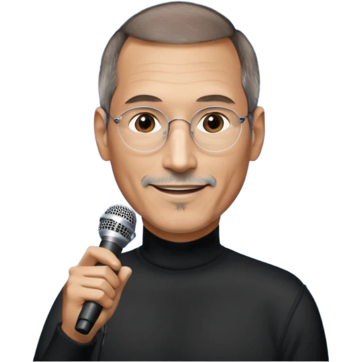 create a founder mode emoji like steve jobs having a 100 executive retreat in the woods

 emoji