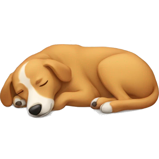 dog sleeping  emoji