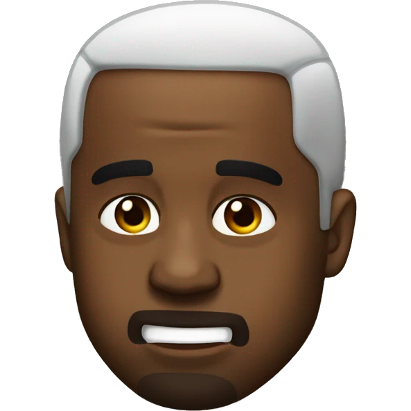 kanye west mewing emoji