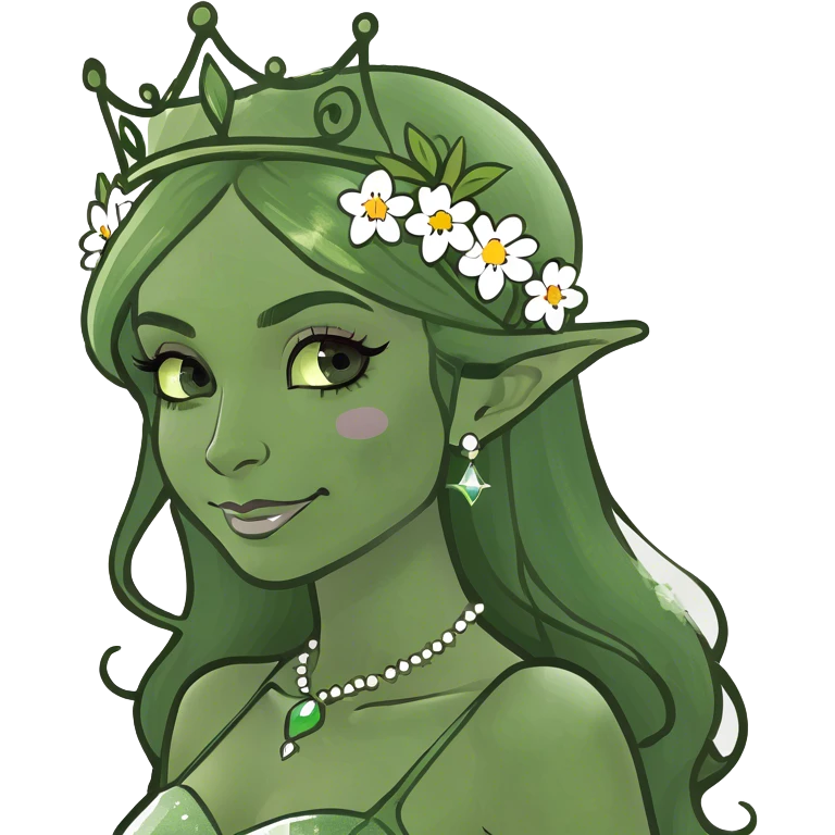 Diva elf princess emoji