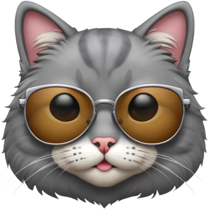 Cat wearing sunglasses emoji