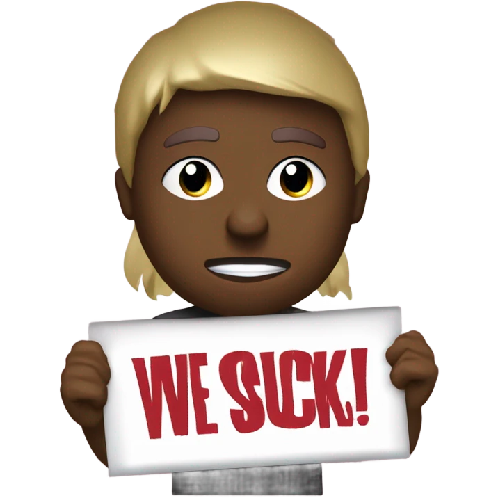Florida state Seminole we suck sign  emoji