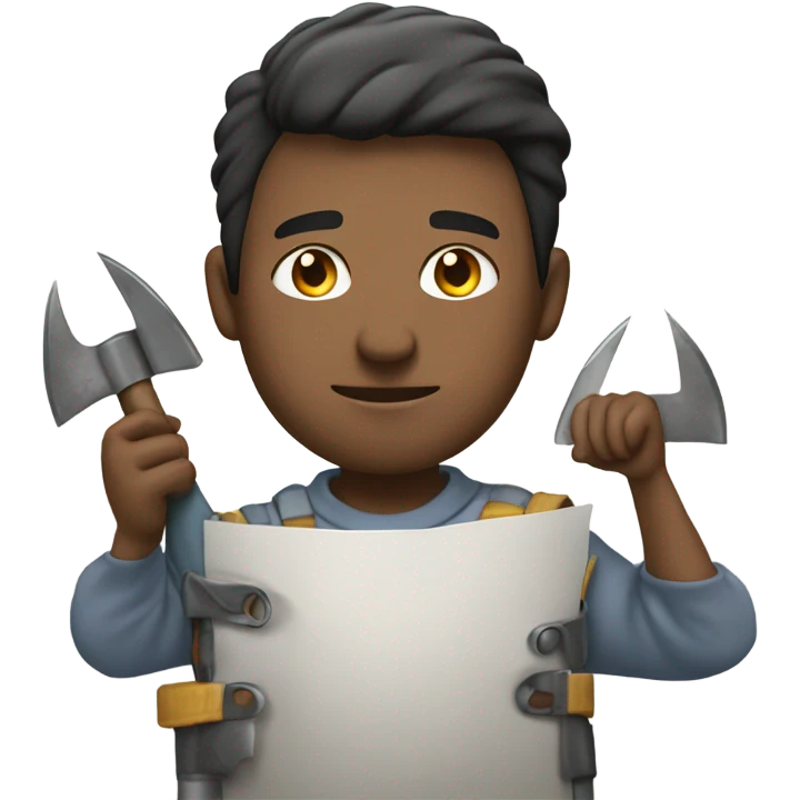 Working hard emoji