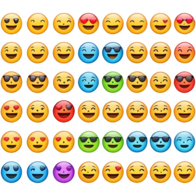 Meus emojis de iPhone emoji