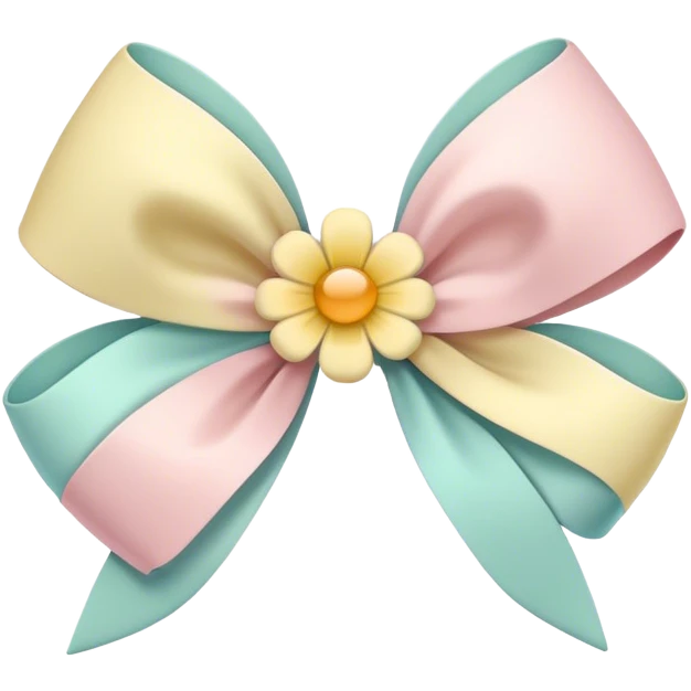 Flower bow  emoji
