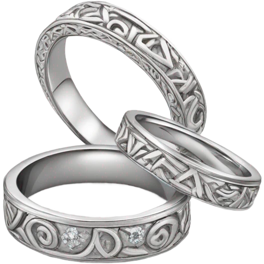 Wedding rings  emoji