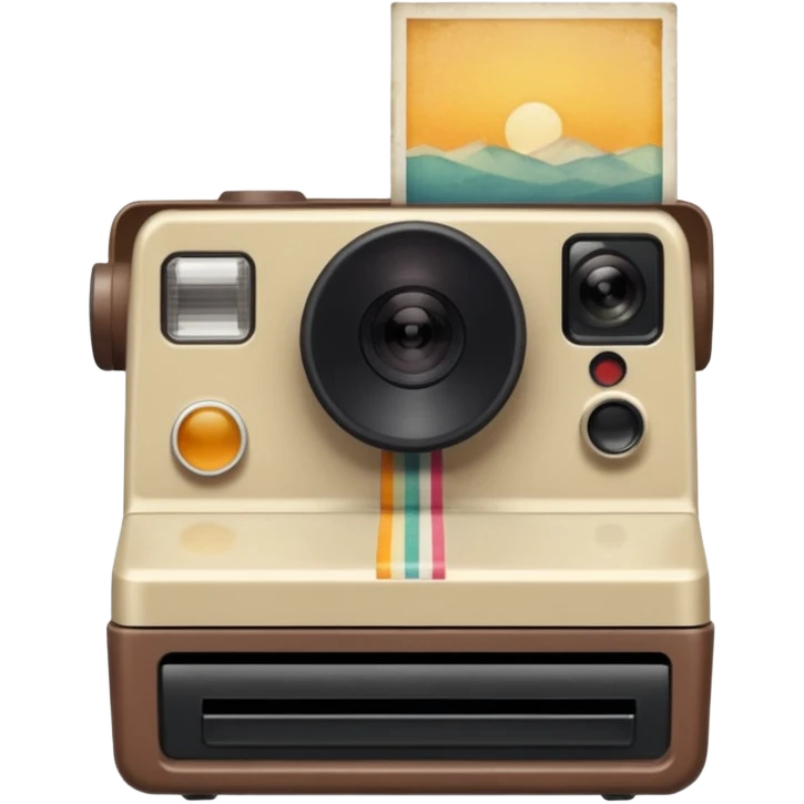 Polaroid photo emoji