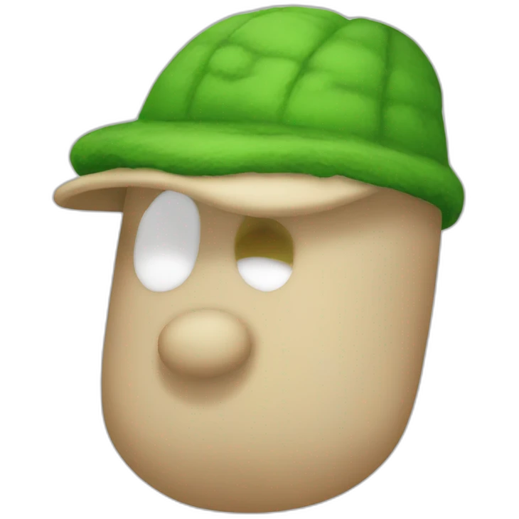 green-sauna-hat emoji