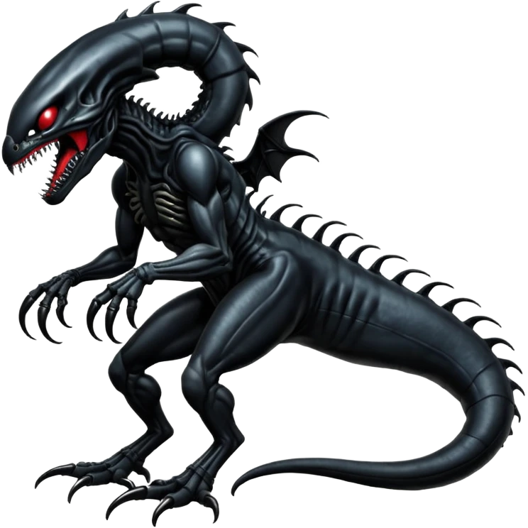  Venom-Salandit-Xenomorph-hybrid-fantasy-creature (full body) emoji