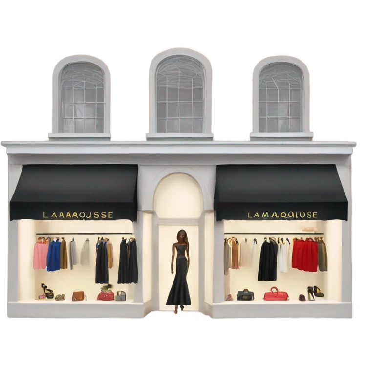 A fashion store name LAMARQUISE . Vibe quiet luxury women shop emoji