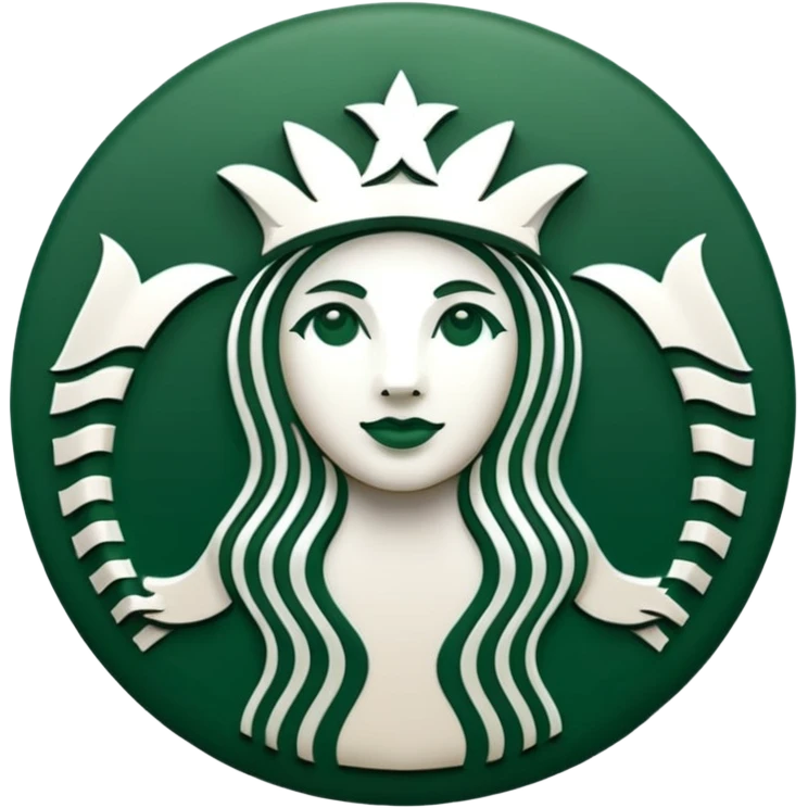 SMİLAR STARBUCKS LOGO emoji