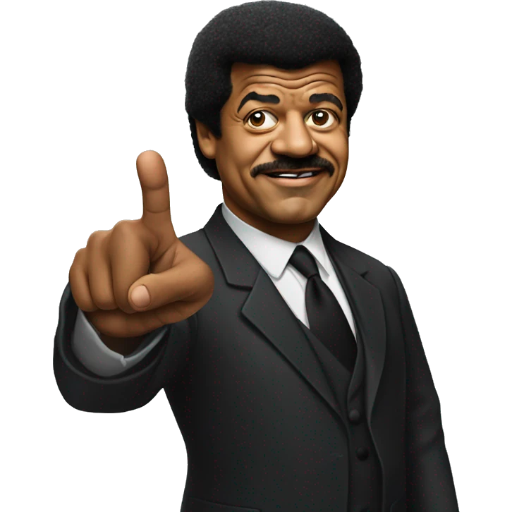 Neil deGrasse Tyson Pointing finger emoji
