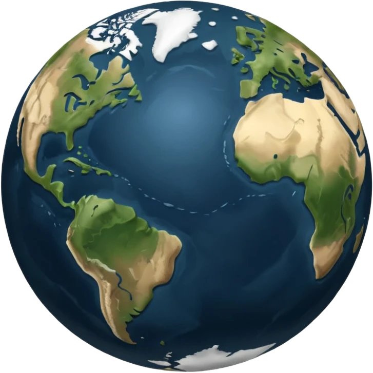 earth black white emoji