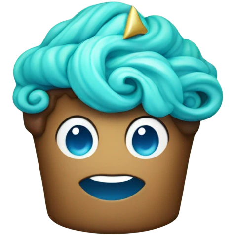 Aquarius birthday cake emoji