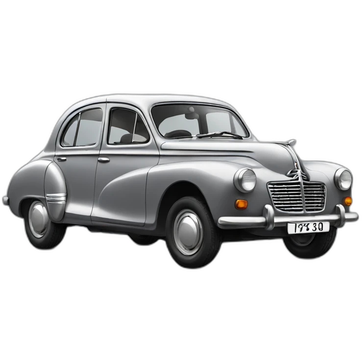 Peugeot 203 cars grey emoji