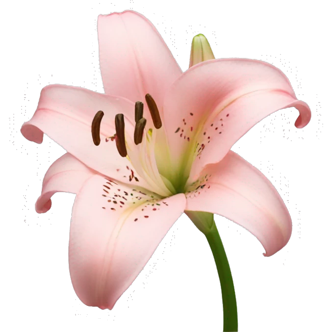 light pink lilium emoji