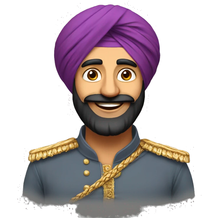 Happy sardar bangra emoji