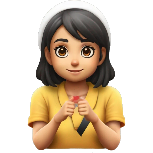 girl asking emoji