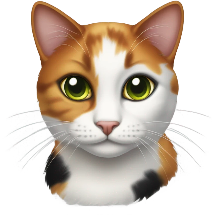 Sassy calico cat emoji