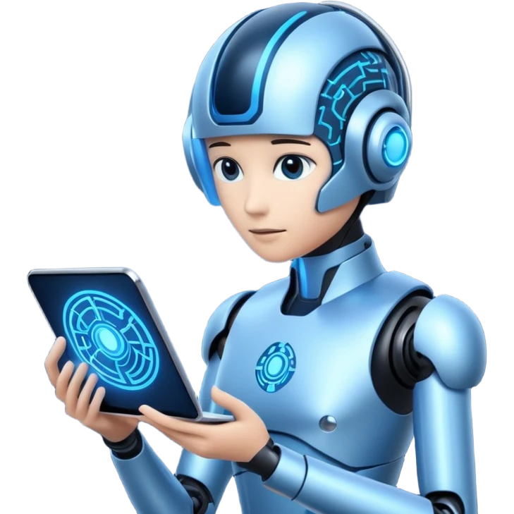 Create for me an image or emoji when an AI comes & changes the world of search engines. emoji