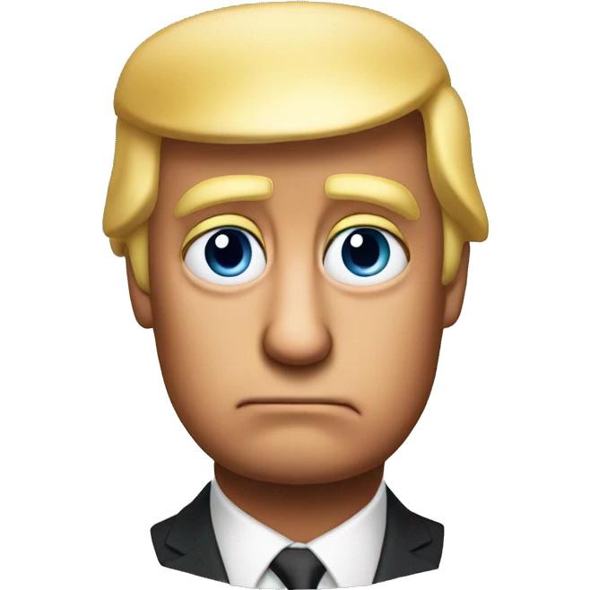 Donald trump side eye emoji